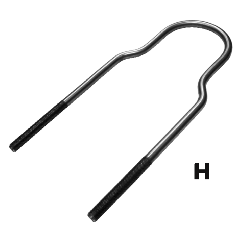 Abrazadera Redonda con Agrande C/tuercas